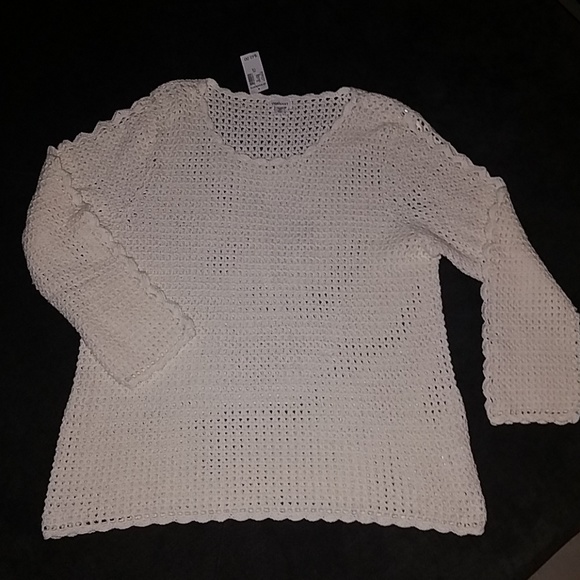 Westport white crochet sweater - Picture 4 of 8